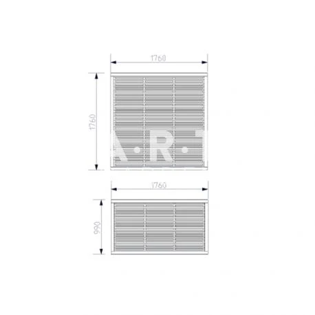 Brise Vue En Pin Rouge Du Nord Isaura Twin Pine 5 Brise Vue En Pin Rouge Du Nord Isaura Twin Pine – Image 3