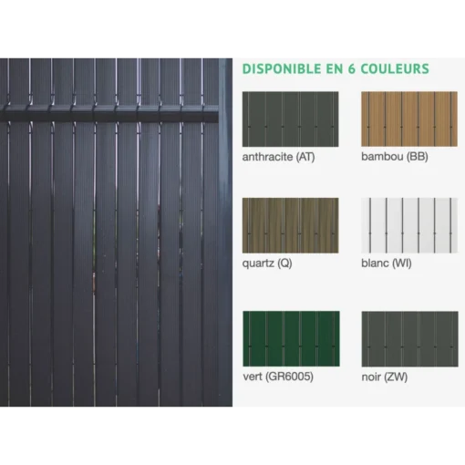 Kit D'occultation PVC Houston HSAS Super Pour Maille De 55 Mm -Promos Vert Reve Boutique kit d occultation pvc houston hsas super pour maille de 55 mm