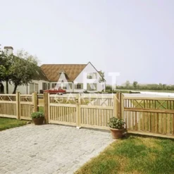 Portail Bois Vivaldi Double 125 X 297 Cm -Promos Vert Reve Boutique portail bois vivaldi double 125 x 297 cm 3