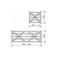 Portillon Bois Exotique Duke -Promos Vert Reve Boutique portillon bois exotique duke 4