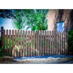 Promos Vert Reve Boutique 26 Portillon En Bois Exotique Rio 125 X 350 Cm